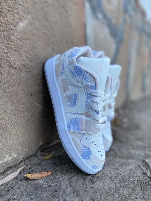 IMG_9922 کتانی نایک ایر جردن وان دراگون nike air jordan 1 چاپی