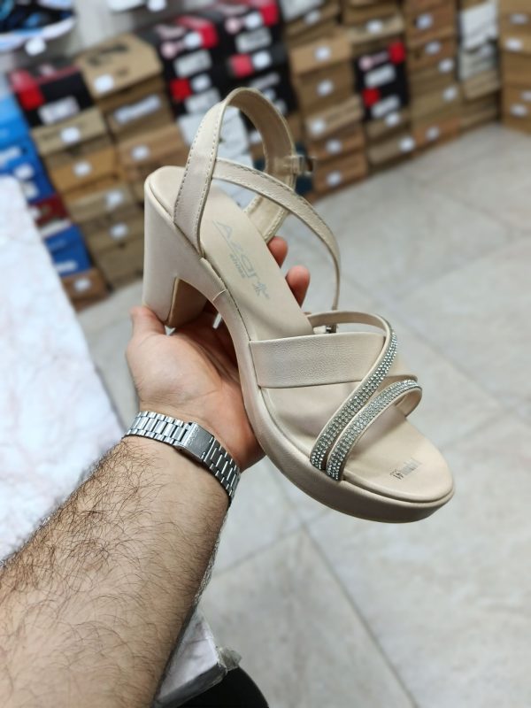 صندل مجلسی زنانه نگین دار