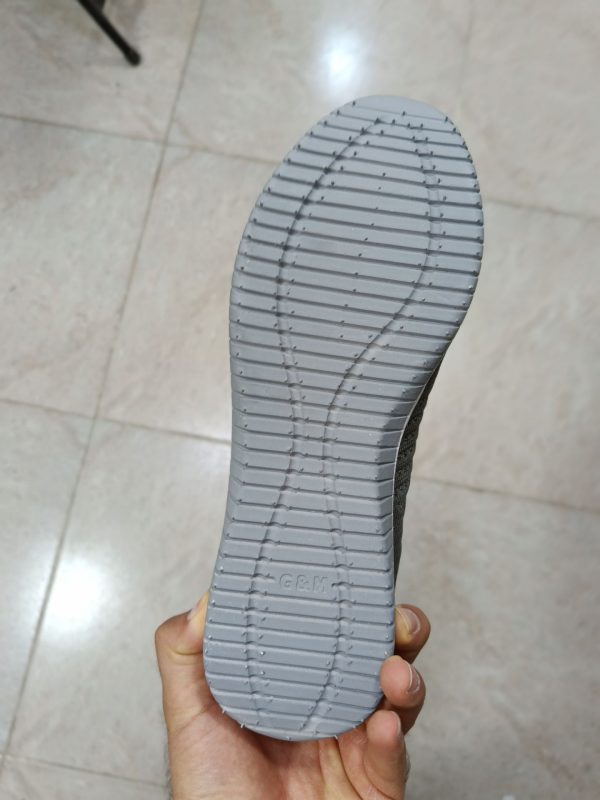 کتونی جورابی اسکیچرز مردانه طوسی